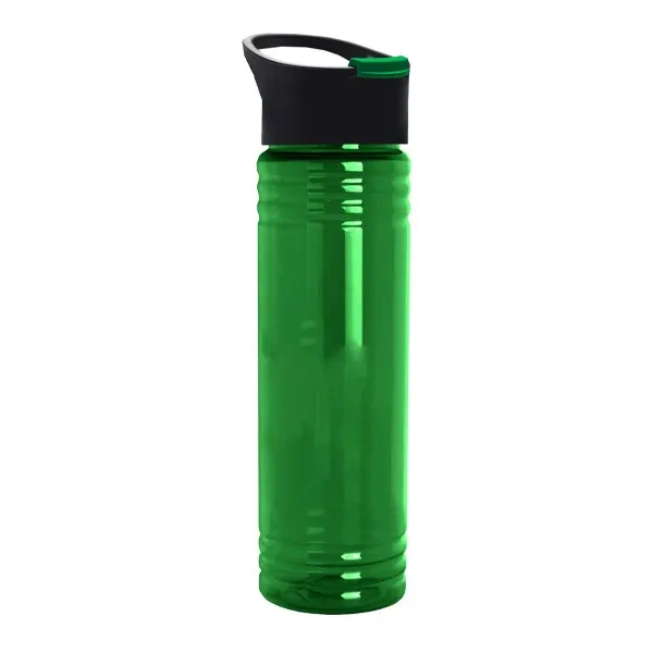24 Oz. Slim Fit UpCycle RPET Bottles - Pop-Up Sip Lid (Q891722)