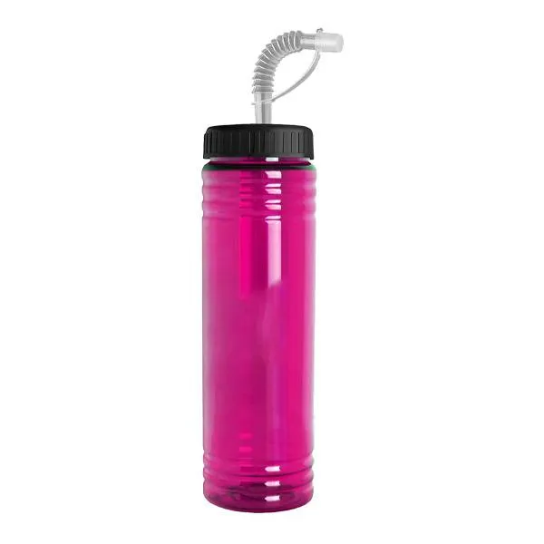24 Oz. Slim Fit Water Bottle - Straw Lid (Q923722)