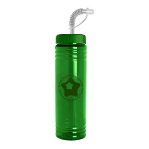 24 Oz. Slim Fit Water Bottle - Straw Lid (Q923722)