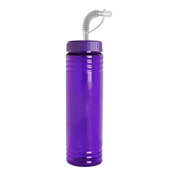 24 Oz. Slim Fit Water Bottle - Straw Lid (Q923722)