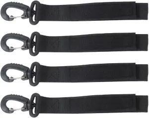 4 Pcs Black Upgraded SUP Paddle Clips Paddle Keeper Paddle Board Paddle Holder Kayak Paddle Accessories Inflatable Boat Paddle Storage for Paddleboard No D Ring Patch