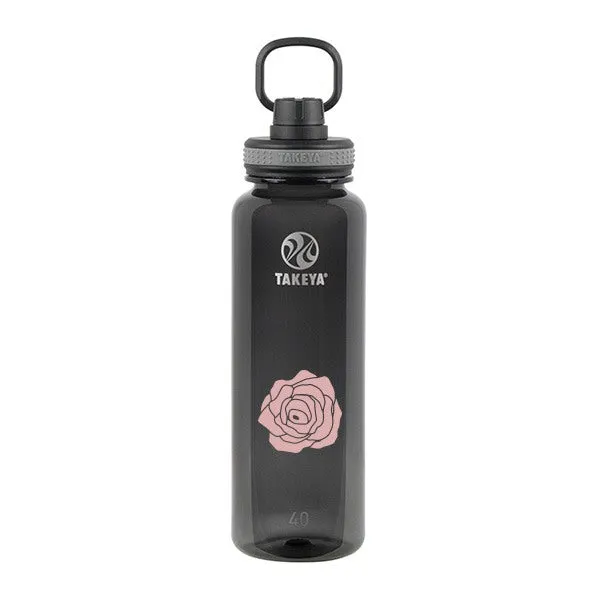 40 Oz. Takeya Tritan Water Bottle - Black (Q351622)