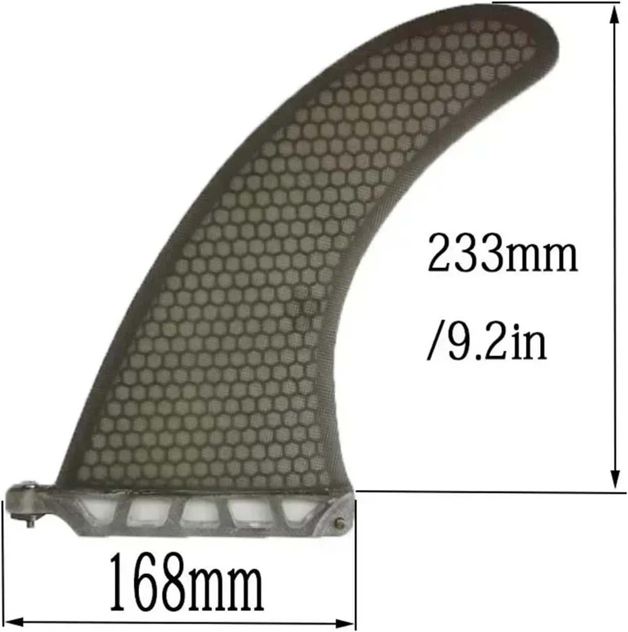 6-7-8-9-10 Inch Surfboard Fin Sup Board Accessories Paddle Board Longboard US Box Single Fin Stand Up Paddle Sport(A 9.2 in)