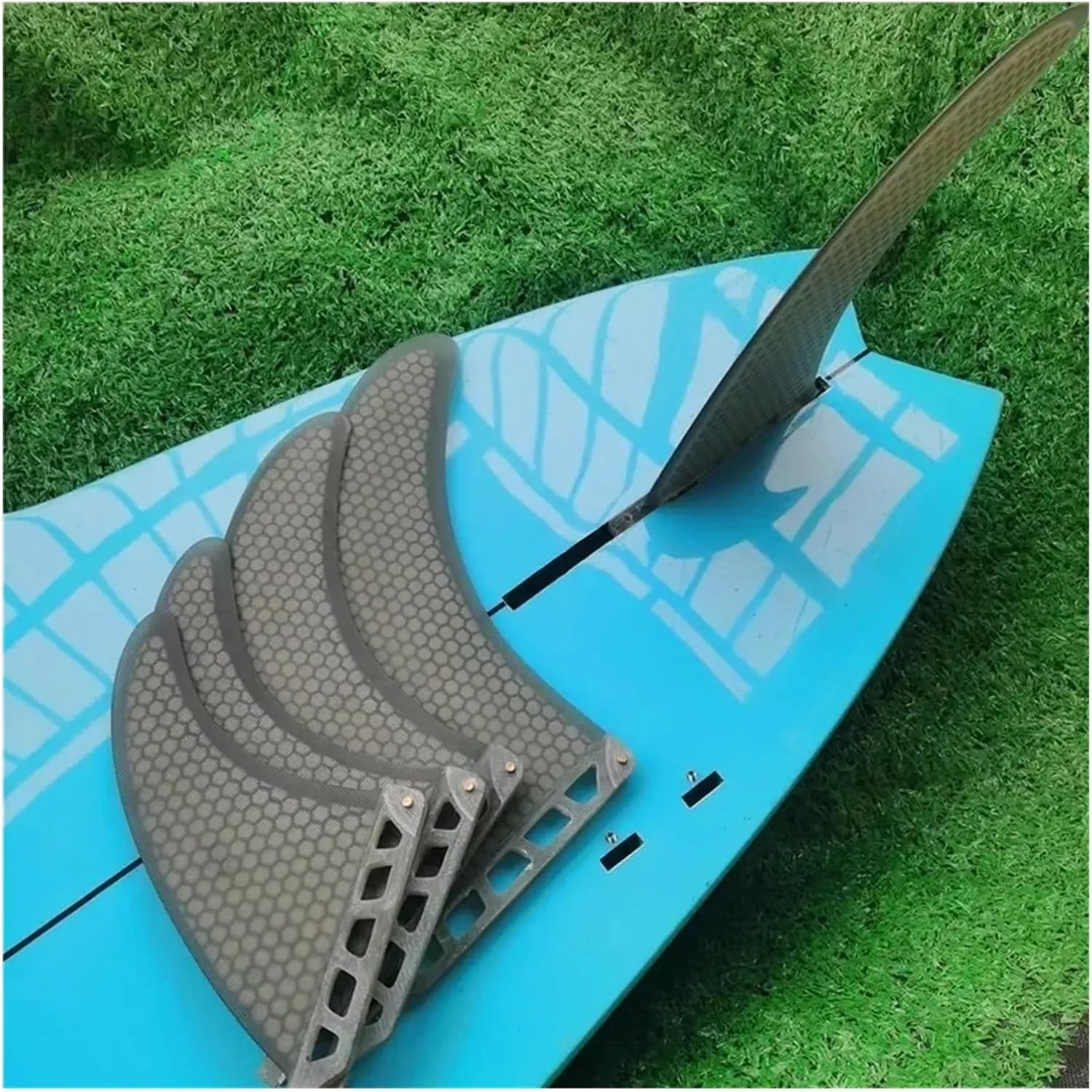 6-7-8-9-10 Inch Surfboard Fin Sup Board Accessories Paddle Board Longboard US Box Single Fin Stand Up Paddle Sport(A 9.2 in)