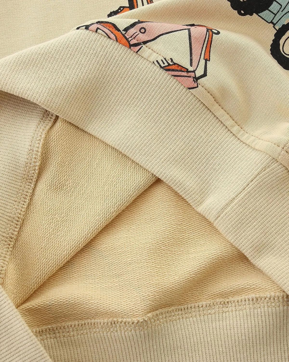 AMIYAN Toddler Boys Sweatshirts Cotton Long Sleeve Pullover Girls Crewneck Hoodies Tops Cartoon Sport Shirts for Kids 2-6Y