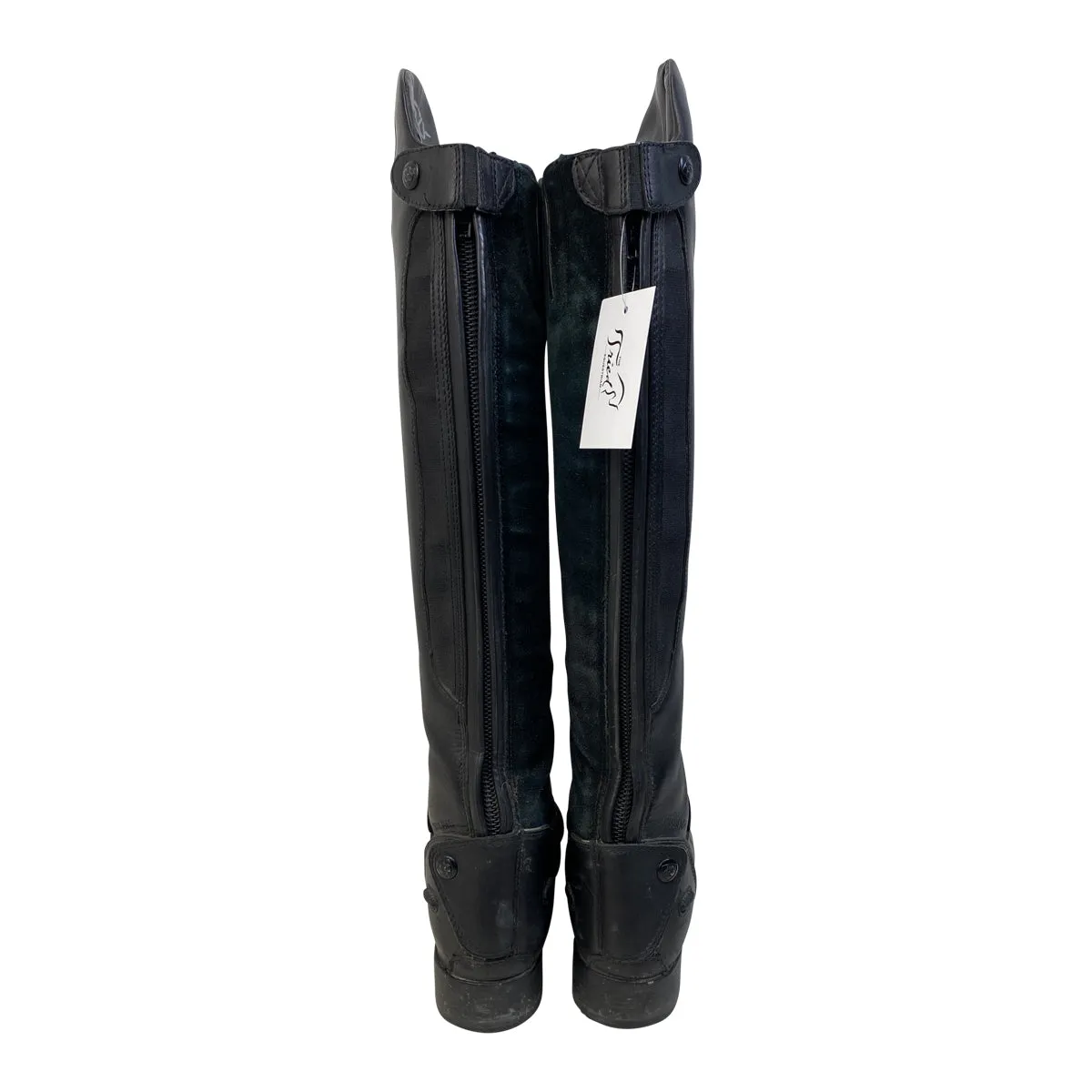 Ariat 'Heritage Contour II' Field Boots in Black - Women's 6.5 Med/Slim