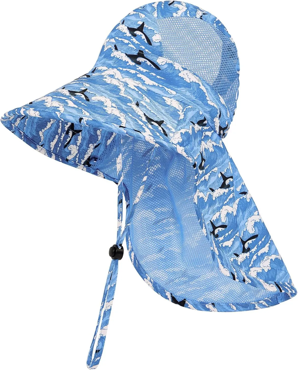 Baby Sun Hat UPF 50  Sun Protective Toddler Wide Brim Hat Swim Beach Pool Outdoor Hat for Baby Boys Girls