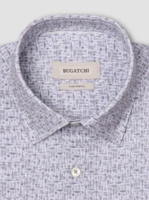Bugatchi Ooohcotton Miles Short Sleeve Sport Shirt - Mint