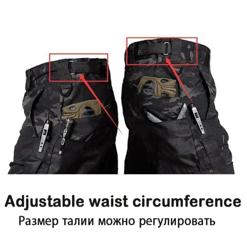 Camo Tactical Pants Men Autumn Breathable Quick Dry Training