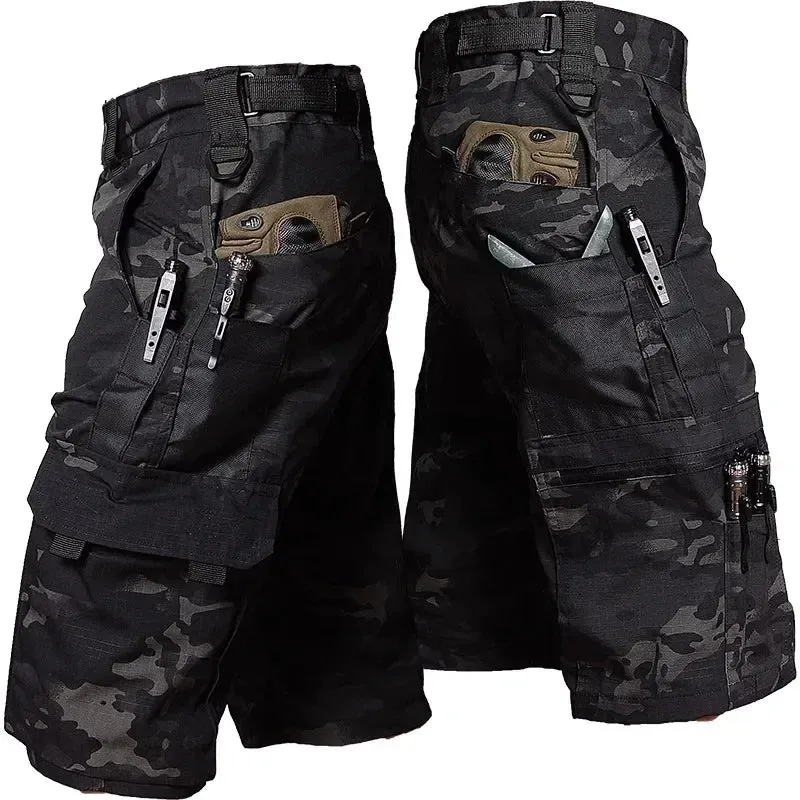 Camo Tactical Pants Men Autumn Breathable Quick Dry Training
