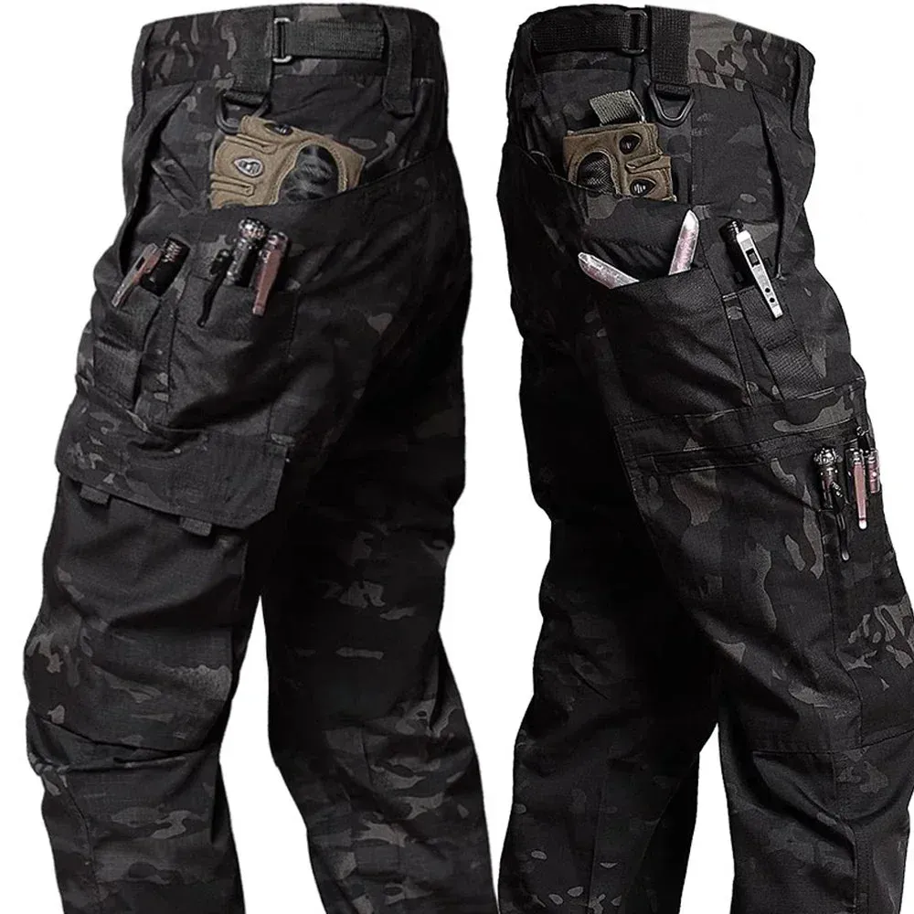 Camo Tactical Pants Men Autumn Breathable Quick Dry Training