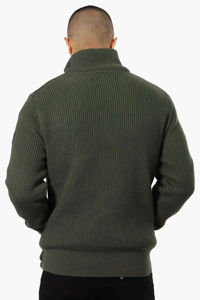 Canada Weather Gear Sweater Knit Polyfill Lightweight Jacket - Olive