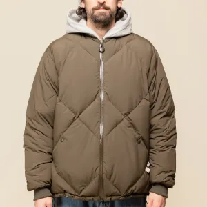 CMF Comfy Outdoor Garment x TTOO - Classic Diamond Down Jacket - Military Green x Beige