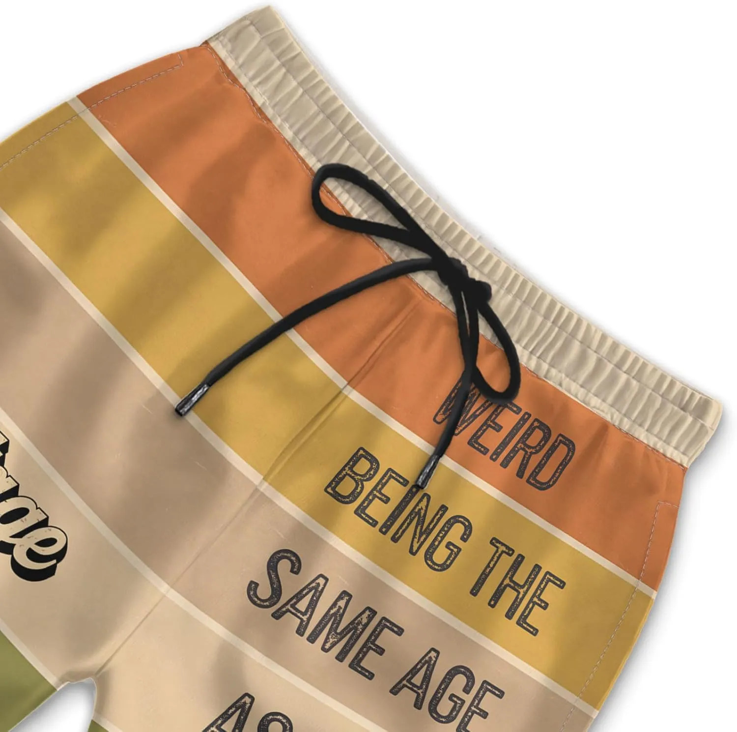 Dad's Funny Swim Trunks Quick Dry Beach Shorts with Pockets Perfect Summer Gift for Dads