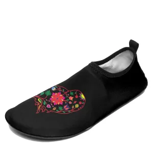 Floral Owl Sockamoccs Slip On Shoes