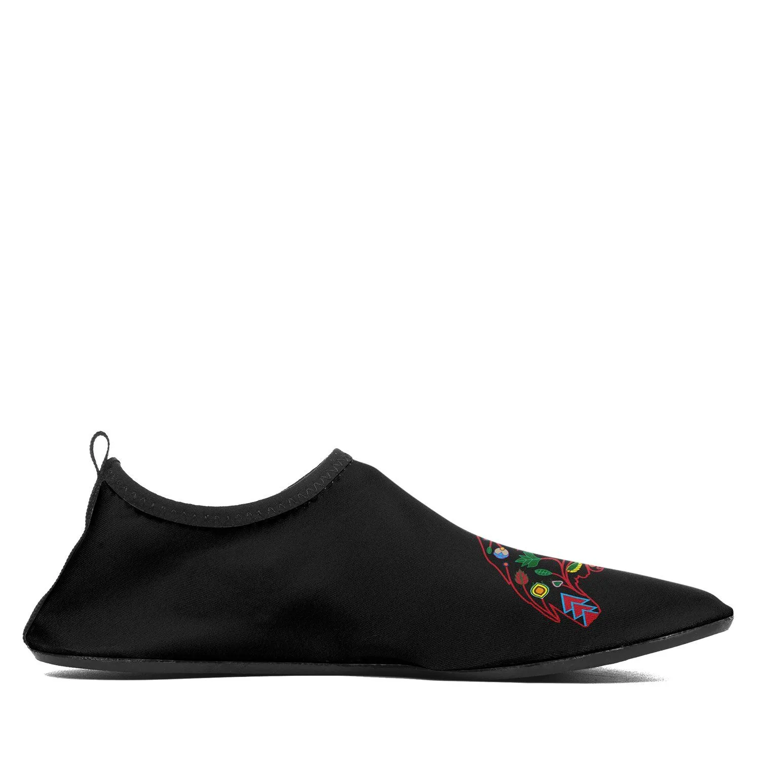 Floral Owl Sockamoccs Slip On Shoes