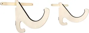 Grassracks Bamboo or Birch Wood Kayak or Paddleboard Storage Rack for 1 Kayak or SUP O'ahu Recliner (1 Board or Kayak)
