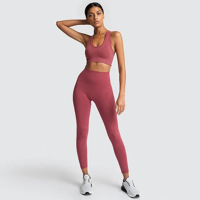 Gym 2 Piece Set Workout Clothes For Women