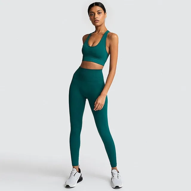 Gym 2 Piece Set Workout Clothes For Women