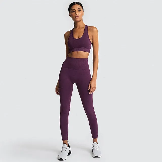 Gym 2 Piece Set Workout Clothes For Women