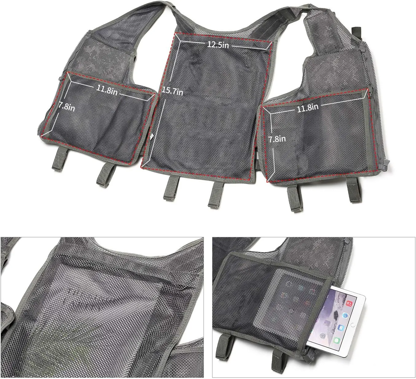 GZ XINXING S - 4XL Law Enforcement Tactical Airsoft Paintball Vest