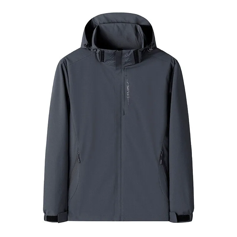 Hiking Jackets Women Men Waterproof Clothes Reflective Windbreaker Hunting Camping