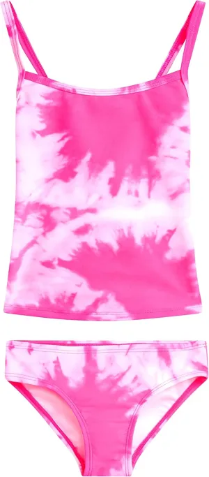 Kanu Surf Girls' Melanie Beach Sport UPF 50  Banded Tankini 2-Piece Swimsuit