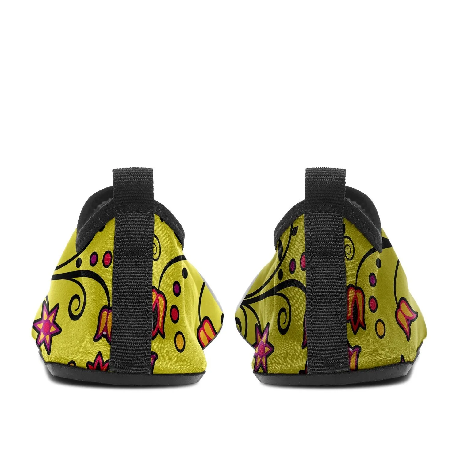 Key Lime Star Sockamoccs Slip On Shoes