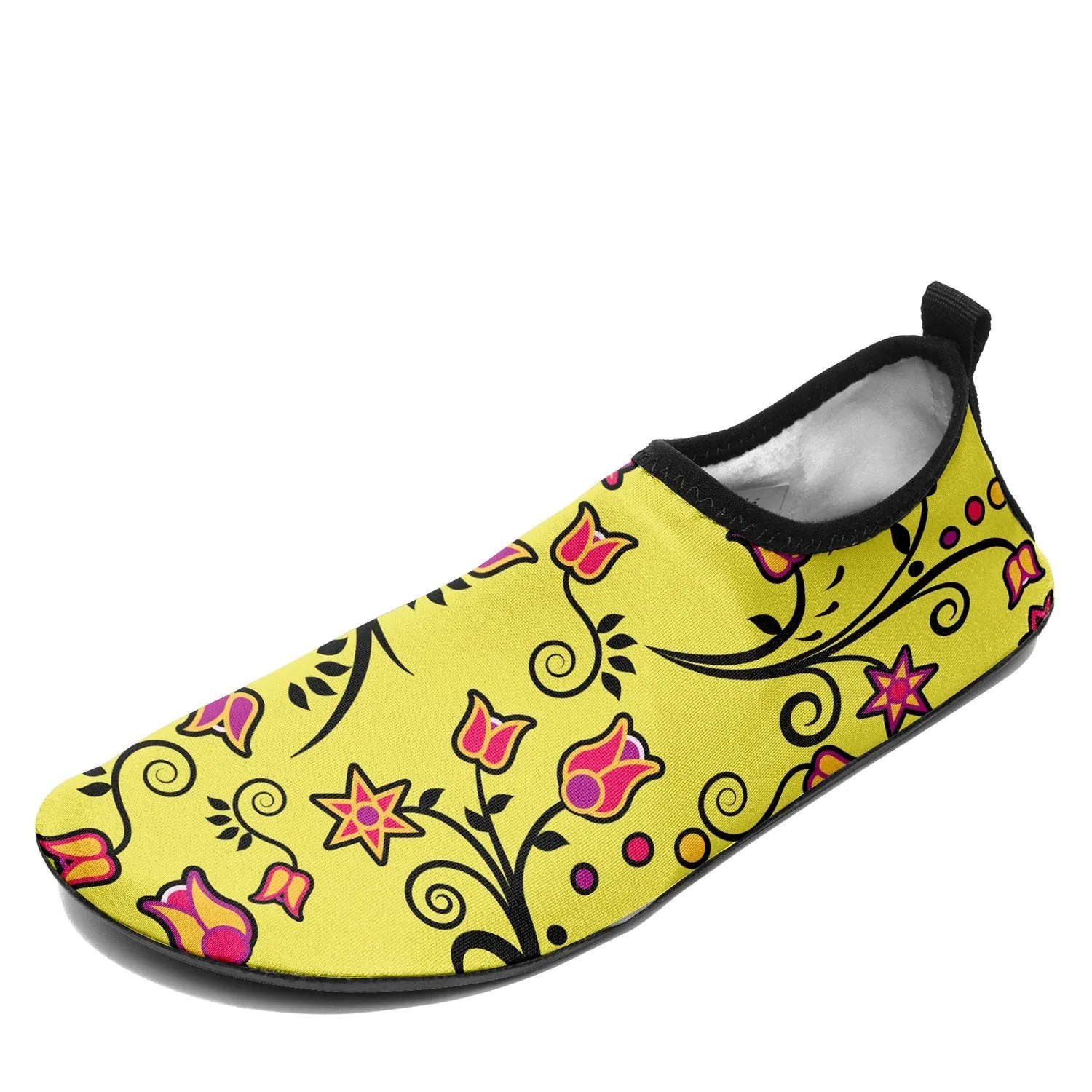 Key Lime Star Sockamoccs Slip On Shoes