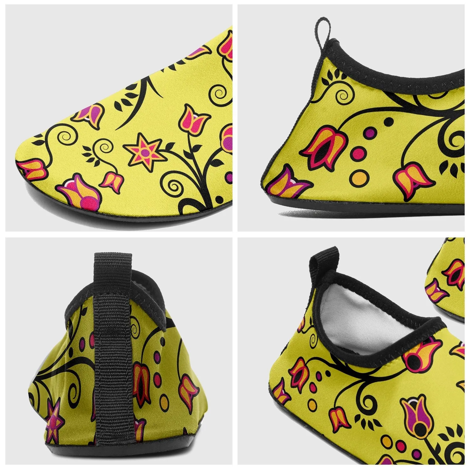 Key Lime Star Sockamoccs Slip On Shoes