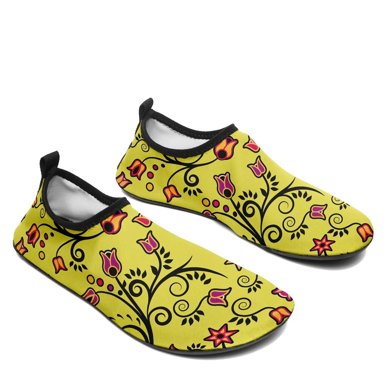 Key Lime Star Sockamoccs Slip On Shoes