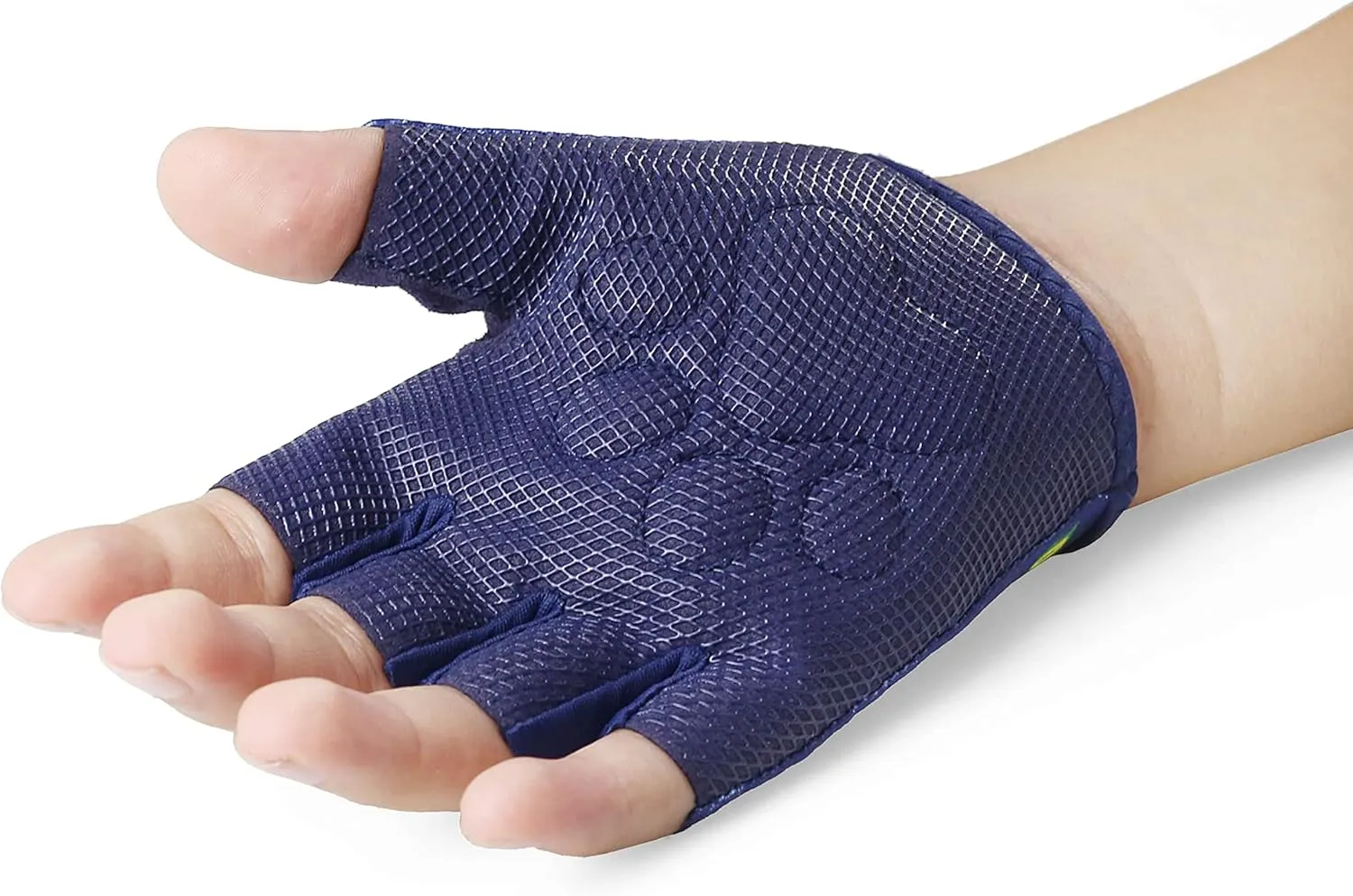Kids Half Finger Gymnastics Gloves for Age 1-9 Boys Girls Climbing Biking Good Grip Control Gloves for Gymnastics Balance Boards Outdoor Sports