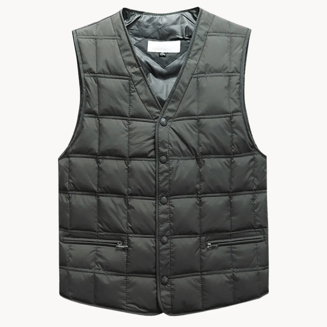 Lightweight Down Vest: Warm Quilted Gilet