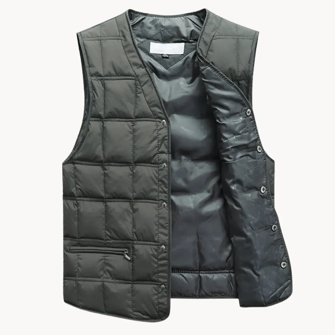 Lightweight Down Vest: Warm Quilted Gilet