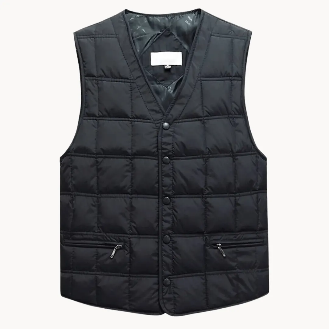 Lightweight Down Vest: Warm Quilted Gilet