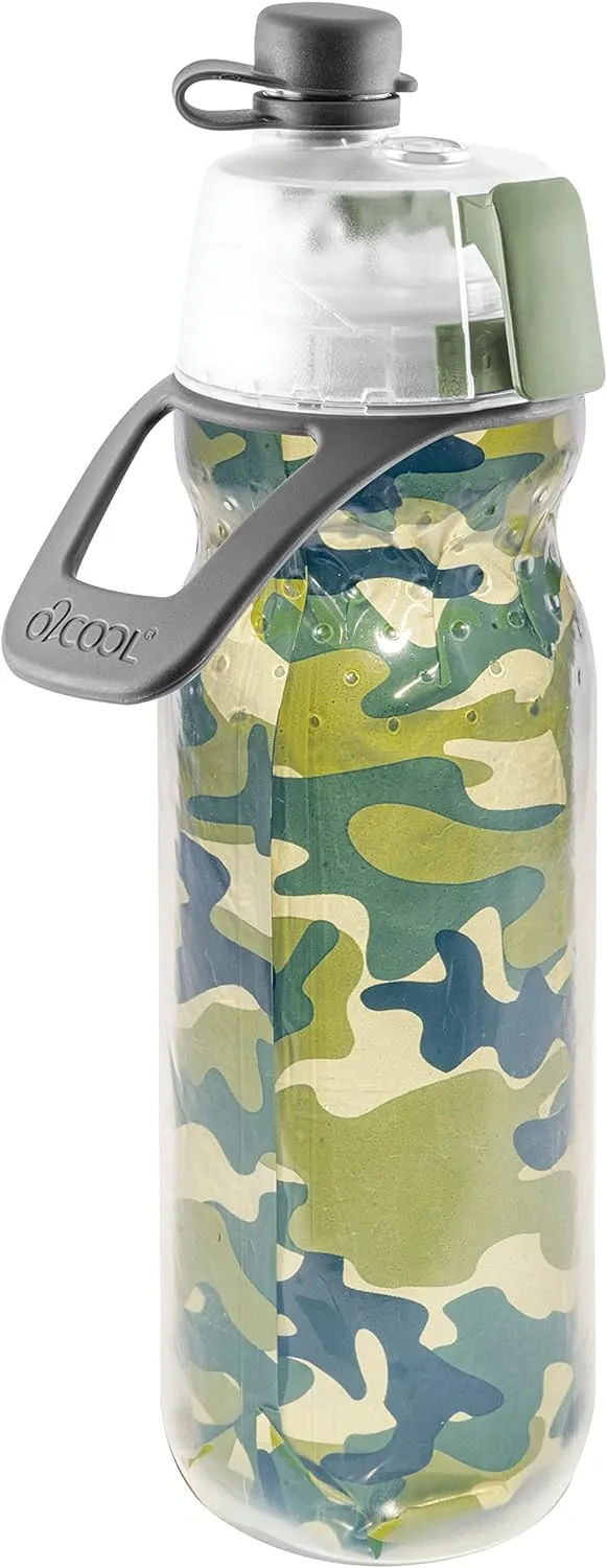 O2COOL Arctic Squeeze Mist 'N Sip Insulated Bottle