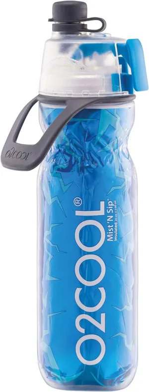 O2COOL Arctic Squeeze Mist 'N Sip Insulated Bottle