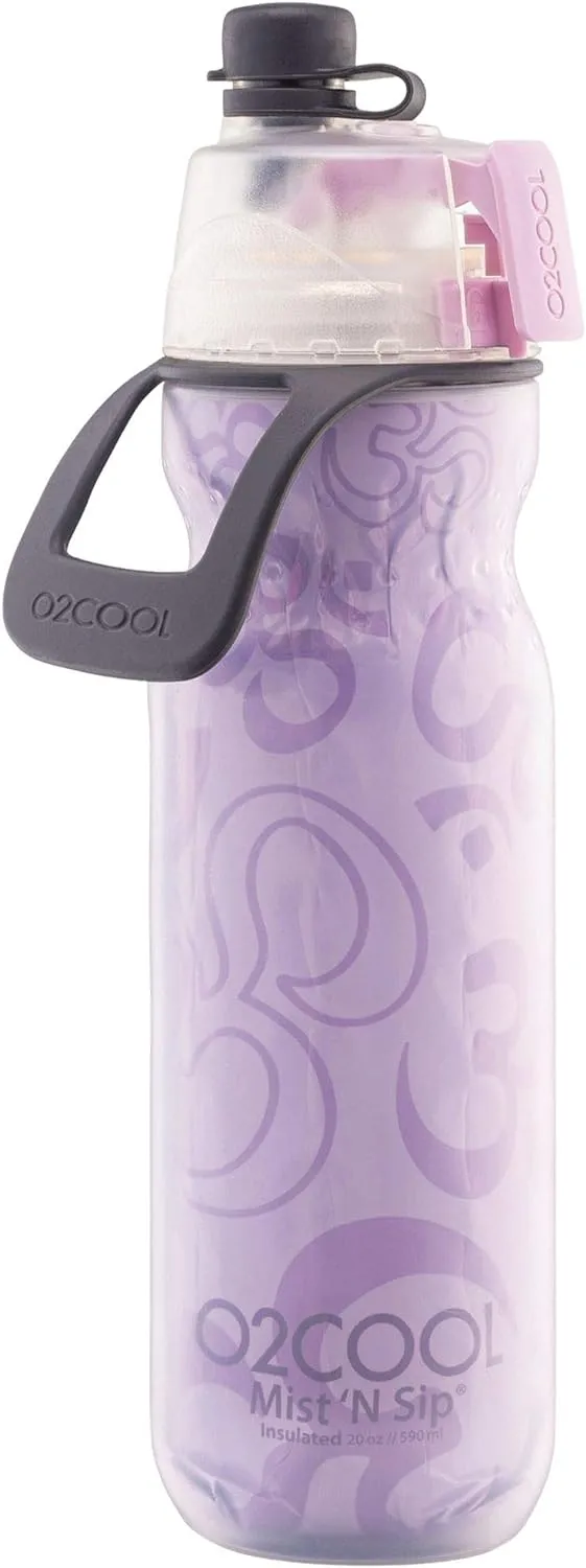 O2COOL Arctic Squeeze Mist 'N Sip Insulated Bottle