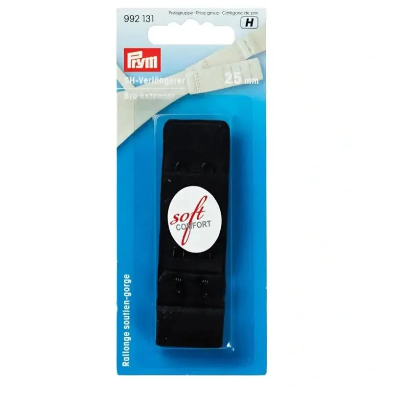 Prym Soft Comfort Bra Extenders 25mm | 2 rows