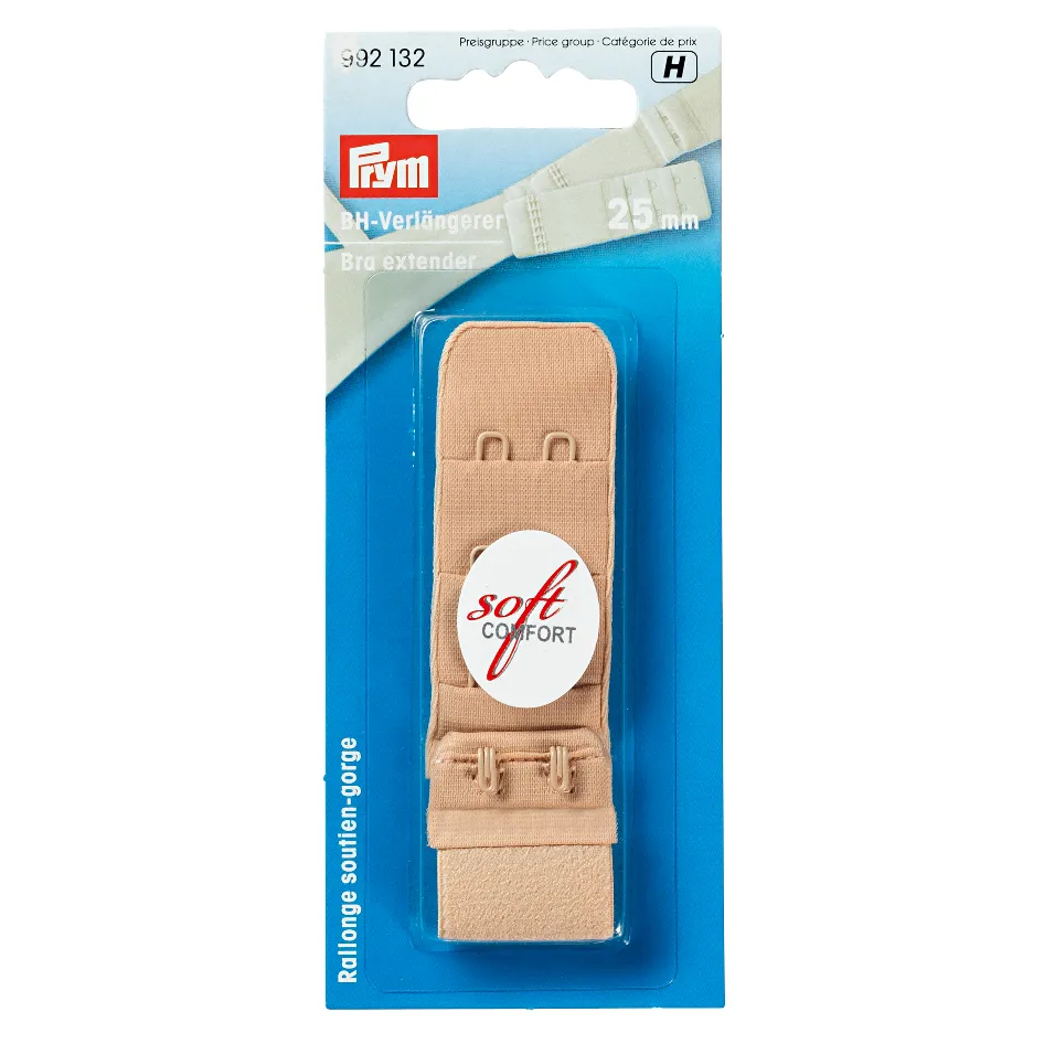 Prym Soft Comfort Bra Extenders 25mm | 2 rows