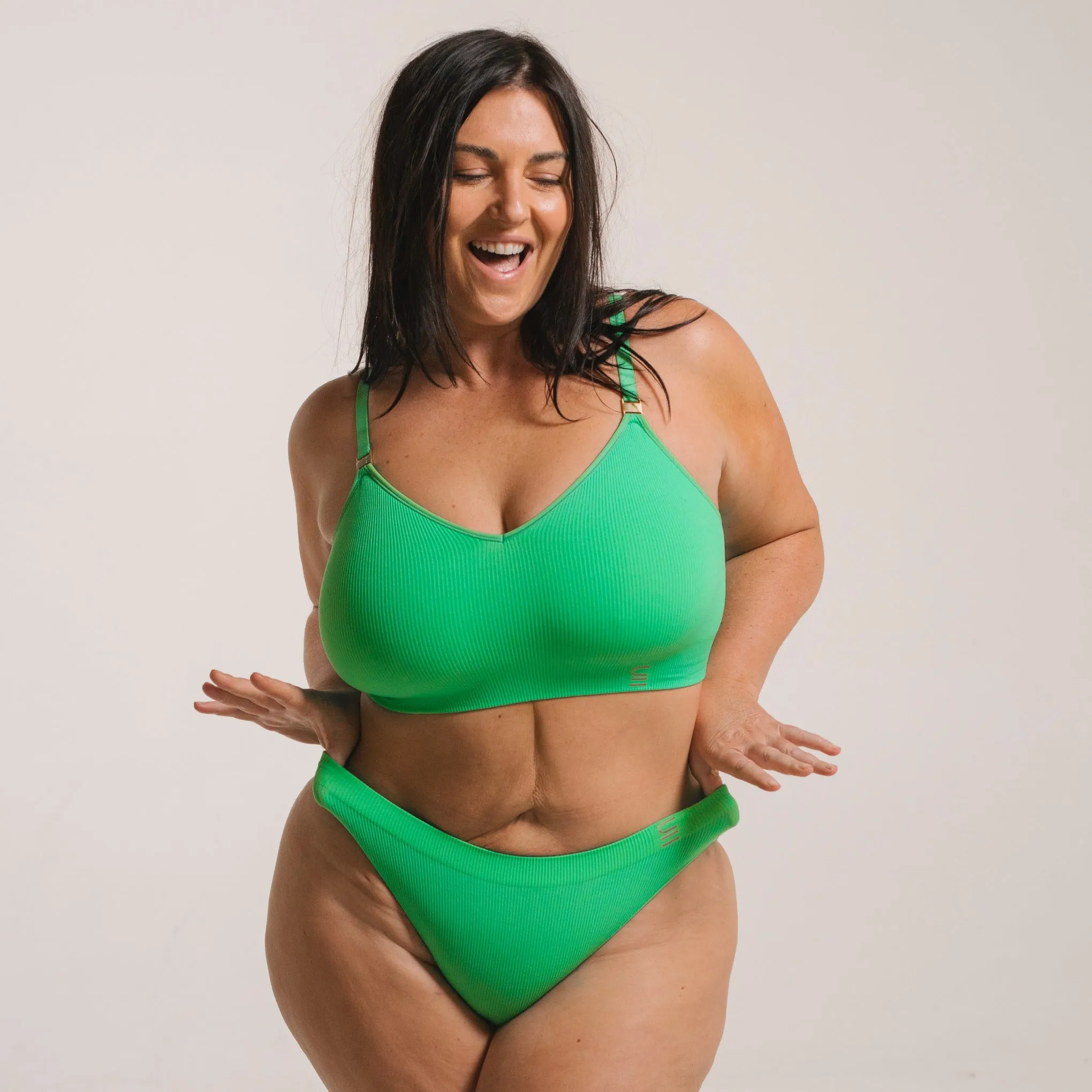 Recycled Wireless Bra DD  - Apple