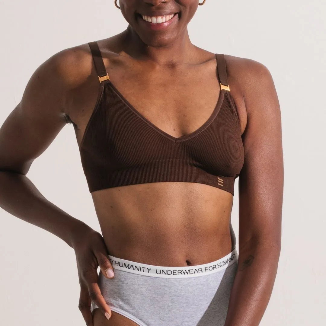 Recycled Wireless Bra DD  - Nude 6