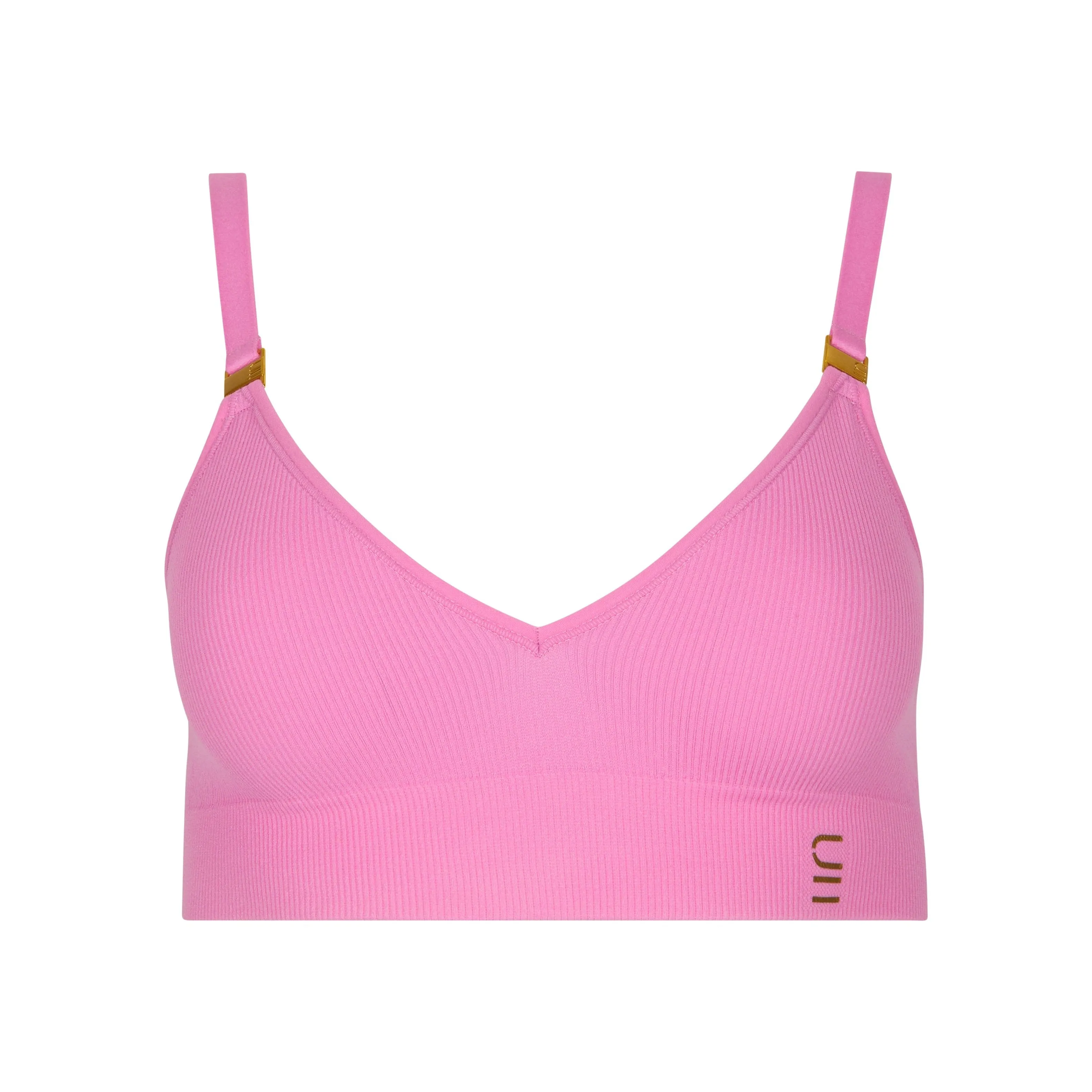 Recycled Wireless Bra DD  - Pink