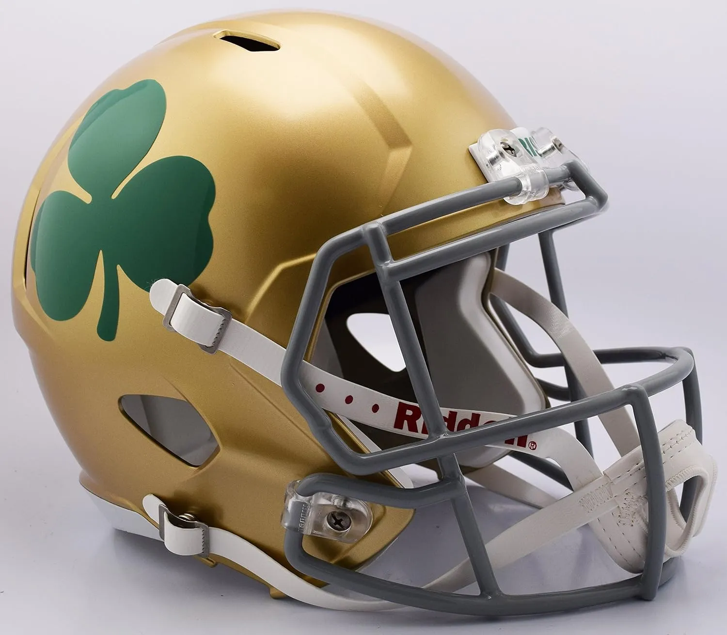 Riddell NCAA Notre Dame Fighting Irish Helmet Full Size ReplicaHelmet Replica Full Size Speed Style 2016 Shamrock, Team Colors, One Size