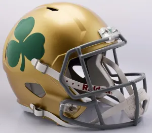 Riddell NCAA Notre Dame Fighting Irish Helmet Full Size ReplicaHelmet Replica Full Size Speed Style 2016 Shamrock, Team Colors, One Size