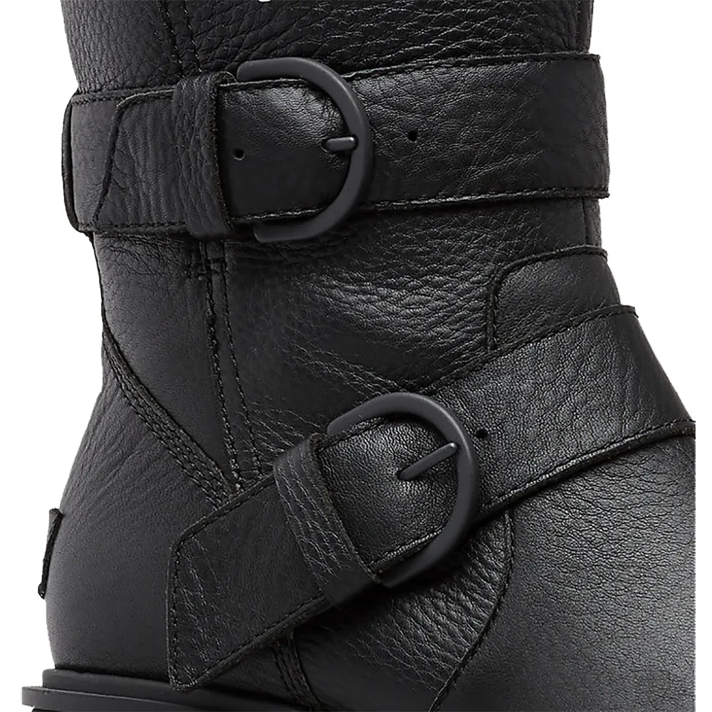 Sorel Phoenix Moto Black Womens Boots