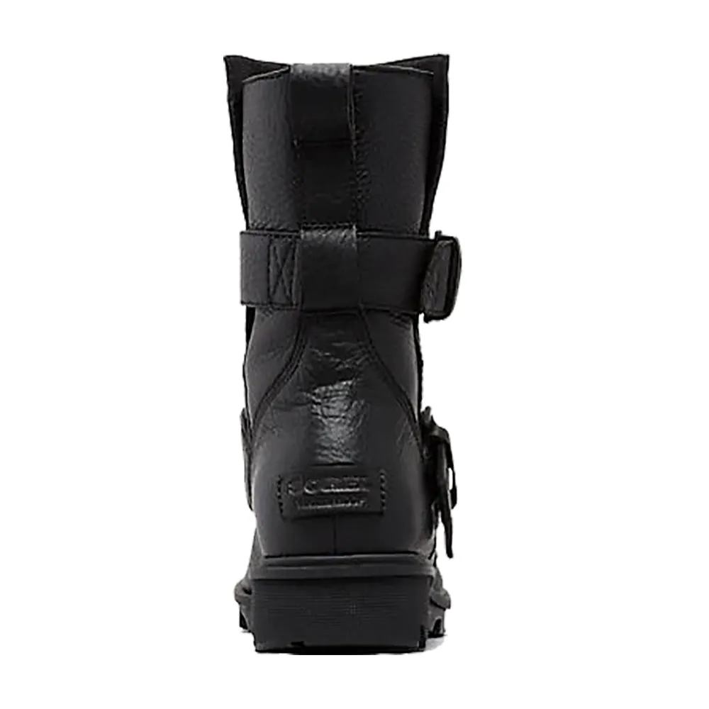 Sorel Phoenix Moto Black Womens Boots
