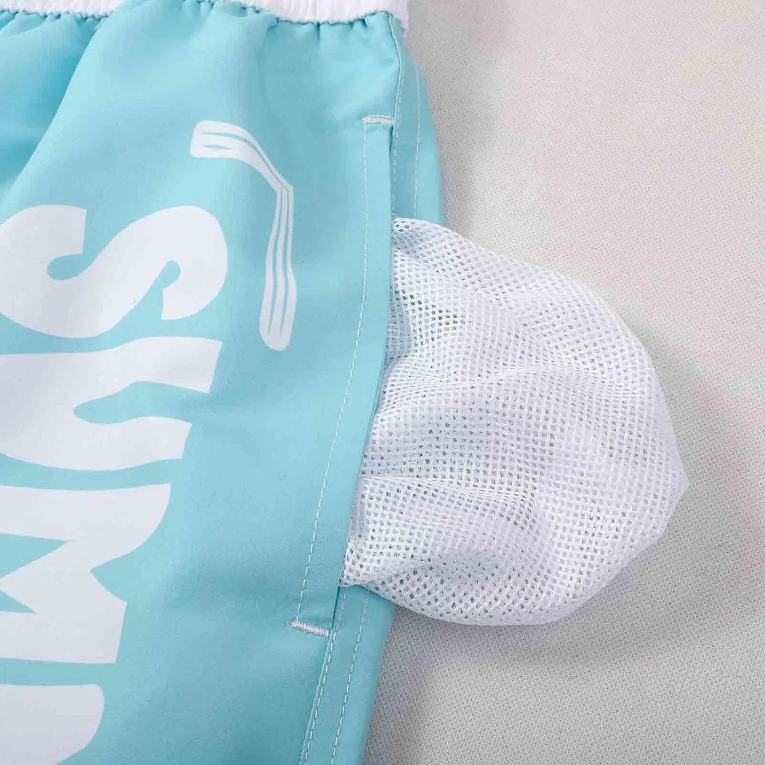 SUNDAY ROSE Mens Swim Trunks Quick Dry 5 inch Inseam Beach Shorts with Mesh Lining Bathing Suits for Men