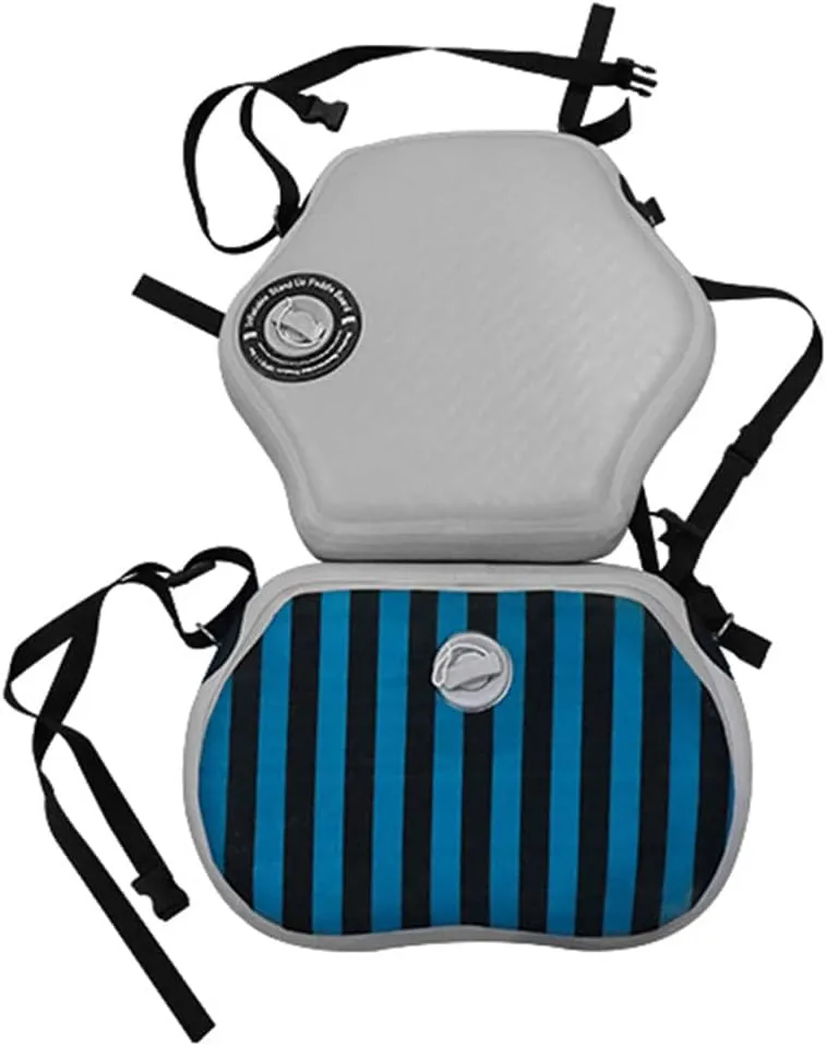 Sup Surfboard Paddleboard Inflatable Boat Kayak Surfboard Fishing Boat Adjustable PVC Backrest Cushion Seat