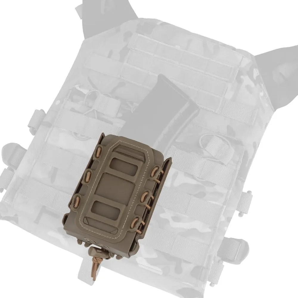 Tactical Magazine Pouch for 5.56 7.62 Scorpion Fast Mag,Softshell MOLLE Open Top Universal Mag Carrier for Duty Belt Vest Airsoft Accessories